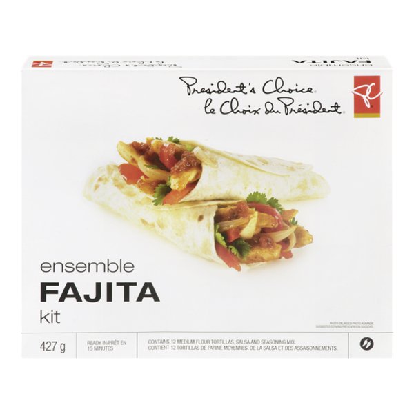 Presidents Choice Fajita Kit