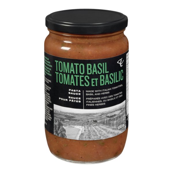 President's Choice Black Label Tomato Basil Pasta Sauce