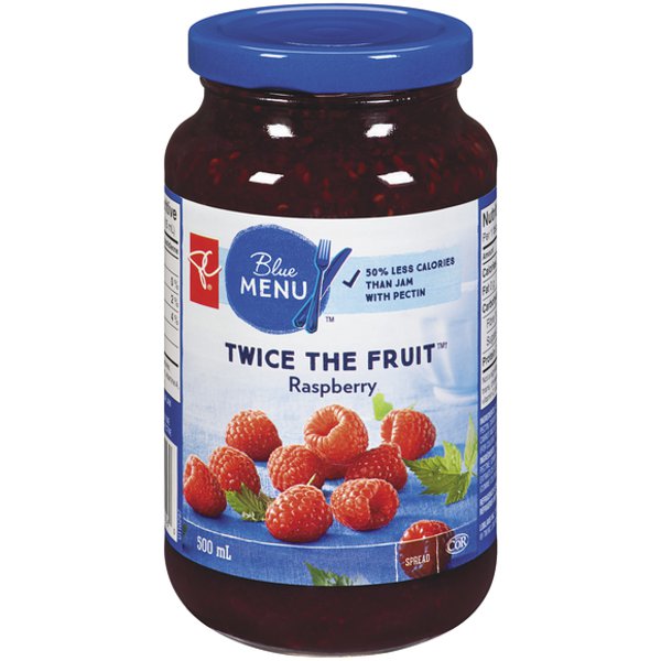 President Choice Blue Menu Twice The Fruit Strawberry Spread