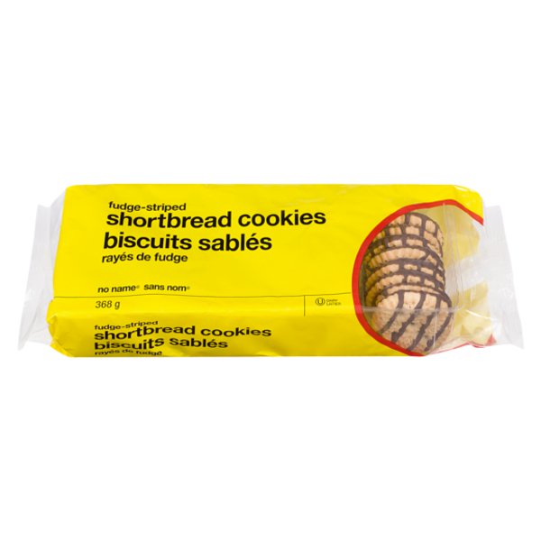 No Name Striped Shortbread Cookies