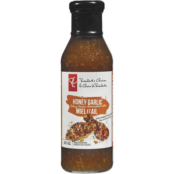 Presidents Choice Honey Garlic Chicken Wing Sauce