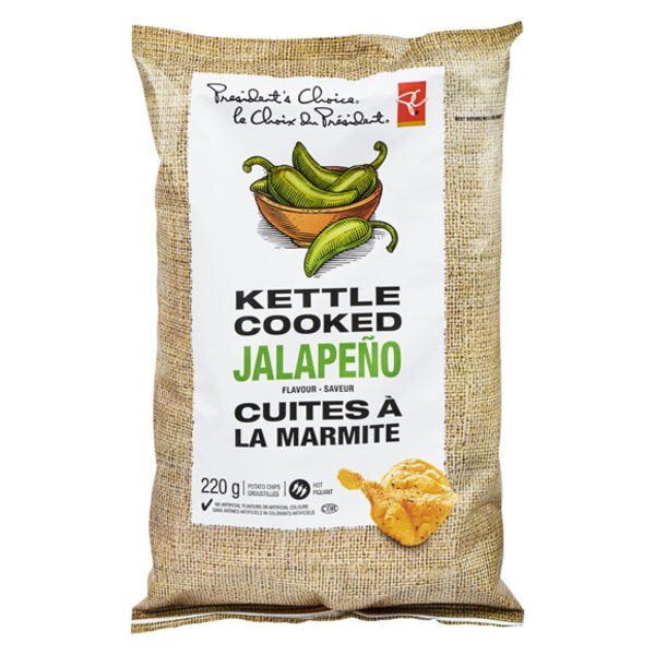 Presidents Choice Jalapeno Kettle Chips
