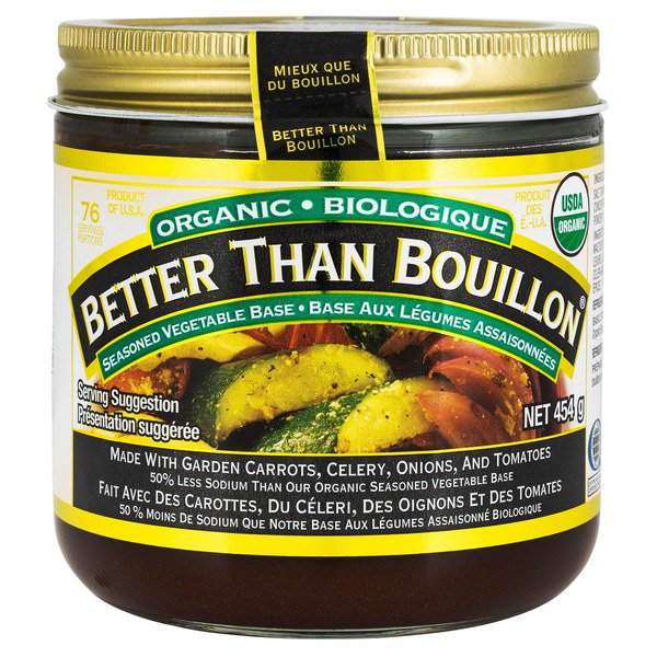 Better Than Bouillon Organic Vegetable Soup Base