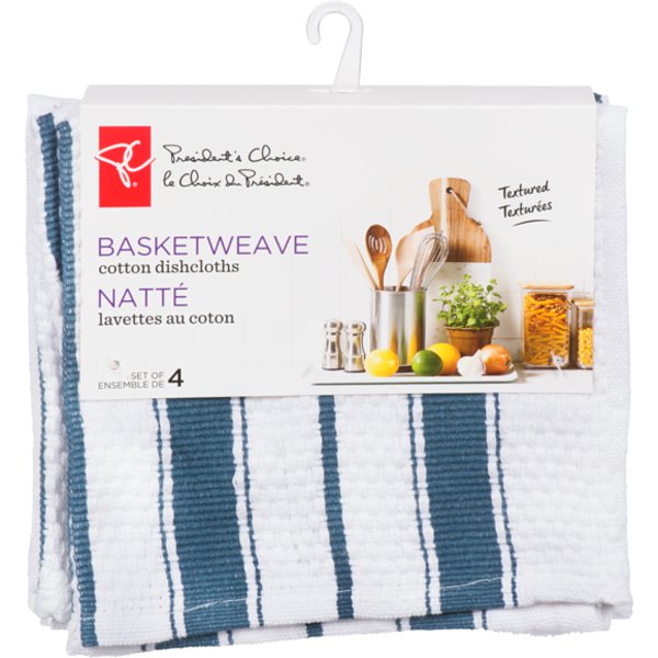 Presidents Choice Blue Dish Cloths Pack