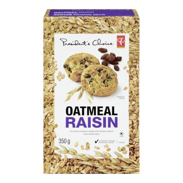 Presidents Choice Oatmeal Raisin Cookies