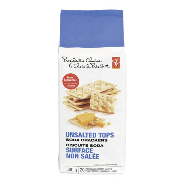 President's Choice Unsalted Soda Crackers