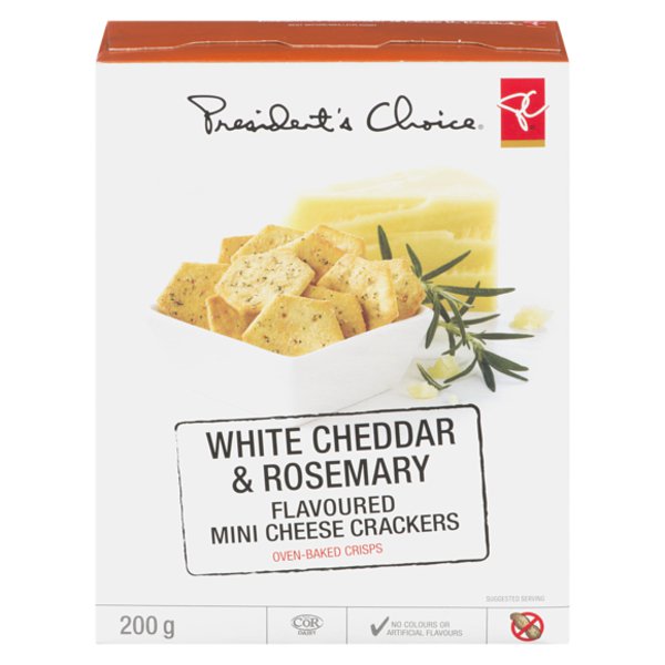 presidents choice Cheese Crisp White cheddar & Rose