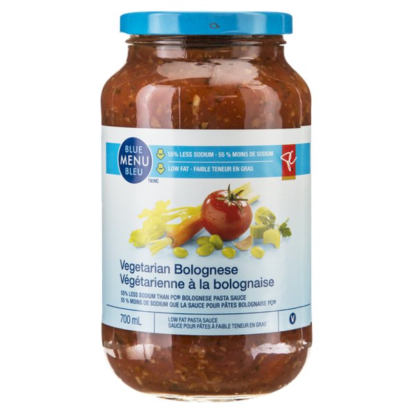 President's Choice Blue Menu Vegetarian Bolognese Pasta Sauce