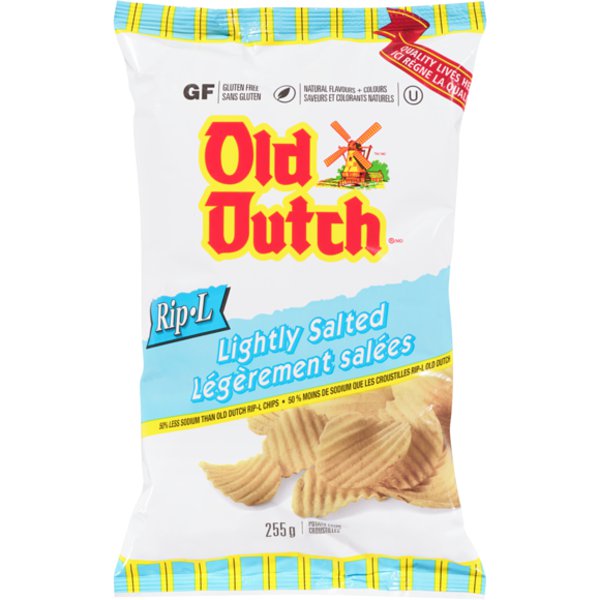 Old Dutch Lightly Salted Gluten Free Potato Chips