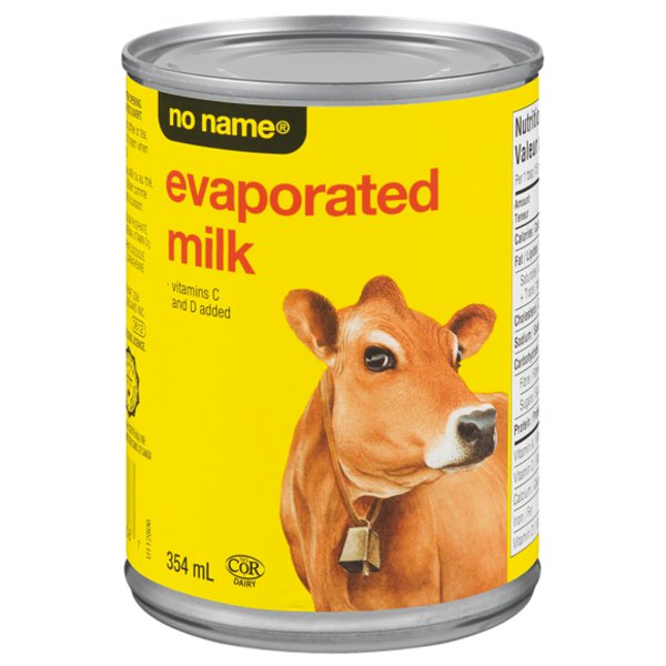 No Name Evaporated Milk