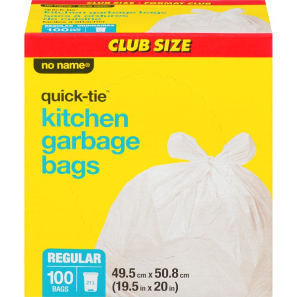 No Name Cp Regular Club Pack Garbage Bag Kit