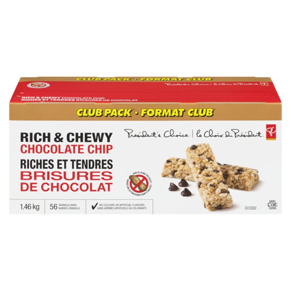 President's Choice Rich & Chewy Chocolate Chip Granola Bars