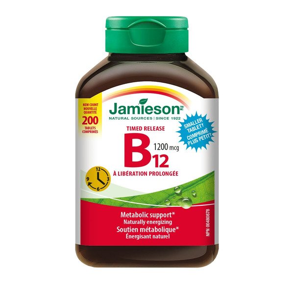 Jamieson Vitamin B12 1200mcg Timed Release Tablets