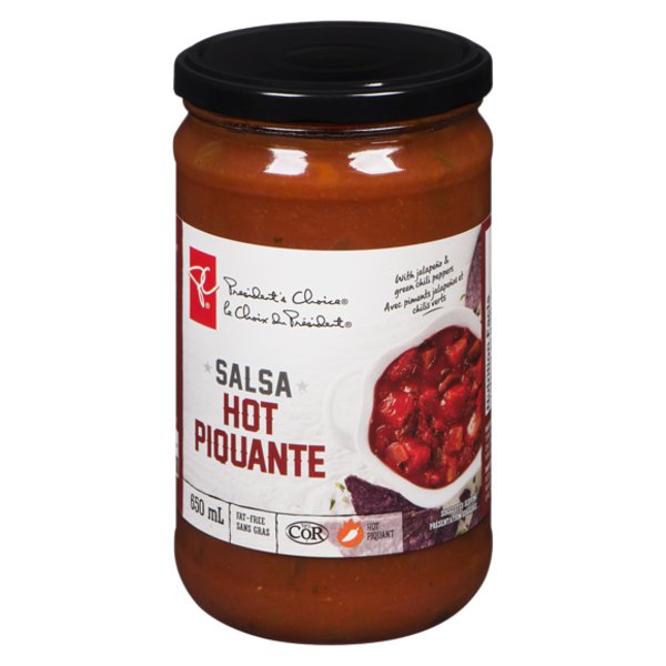 President's Choice Regular Hot Fat Free Salsa