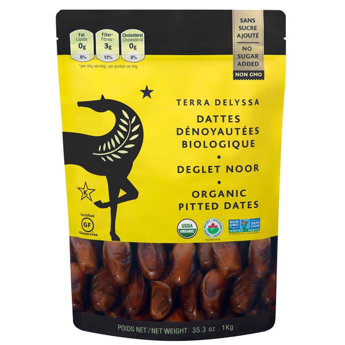 Terra Delyssa Organic Pitted Dates Deglet Noor