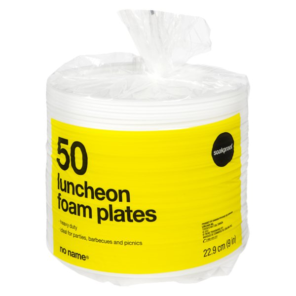 No Name 9" Foam Plates