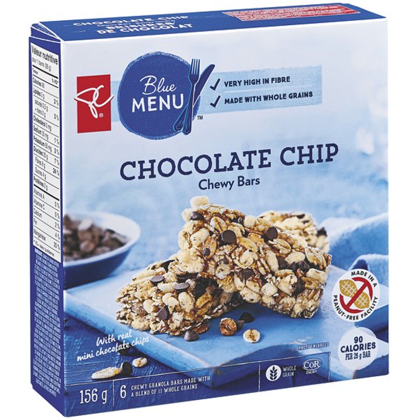 President's Choice Chocolate Chip Chewy Bars