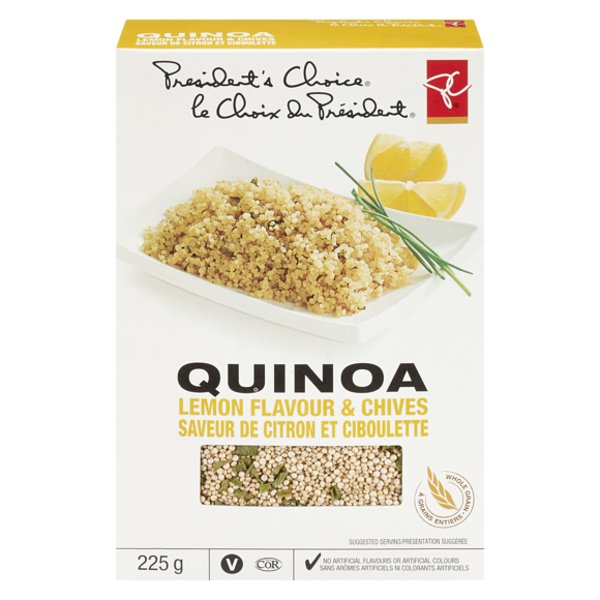 Presidents Choice Lemon Flavour & Chives Quinoa