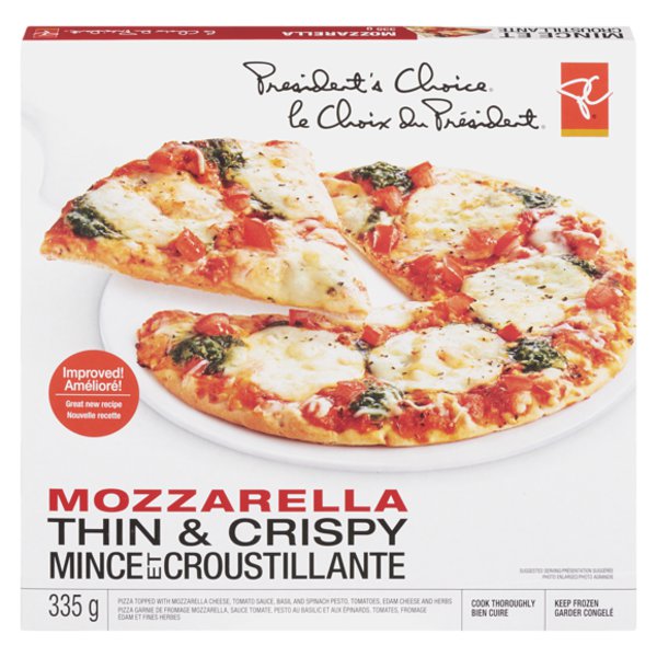 President's Choice Mozzarella Thin & Crispy Pizza