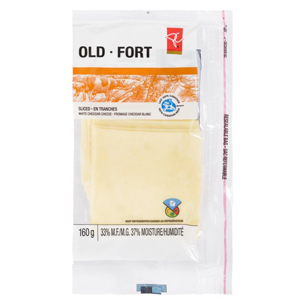 Presidents Choice Prepacked Old White Cheddar Cheese
