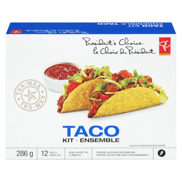 Presidents Choice Taco Kit