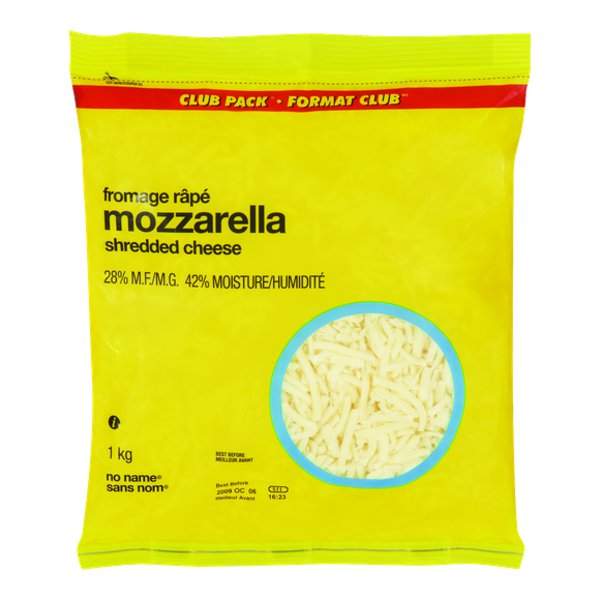 No Name Mozzarella Shreds