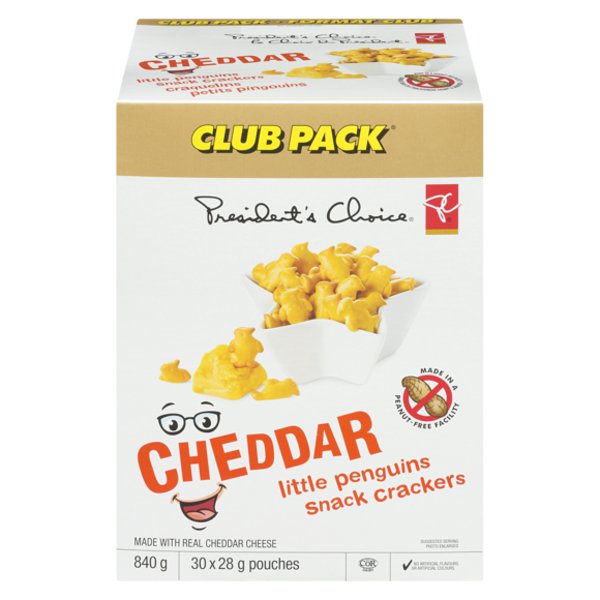 President's Choice Club Pack Little Penguins Cheddar Snack Crackers