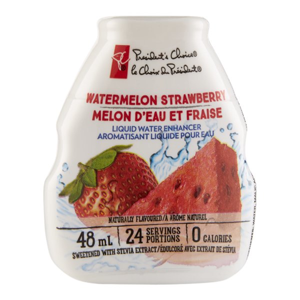 Presidents Choice Watermelon Strawberry Liquid Water Enhancer