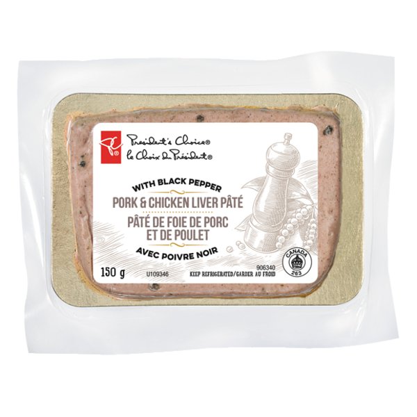 President Choice Pork & Chicken Peppercorn Pate