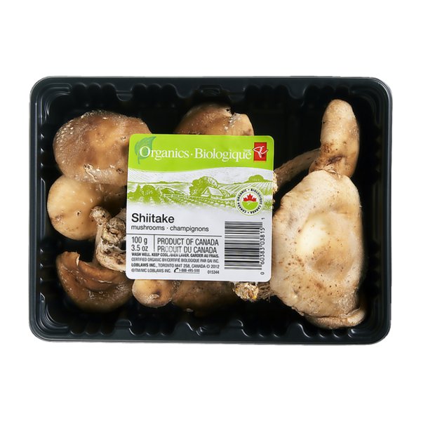 Presidents Choice Organics Shiitake Mushrooms