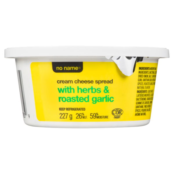 No Name Herb & Garlic Cream Cheese Spread