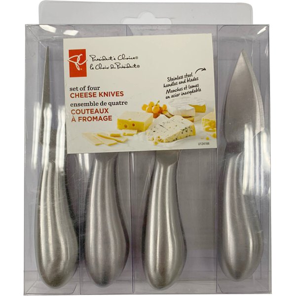 Presidents Choice 4 Piece Cheese Knife Set
