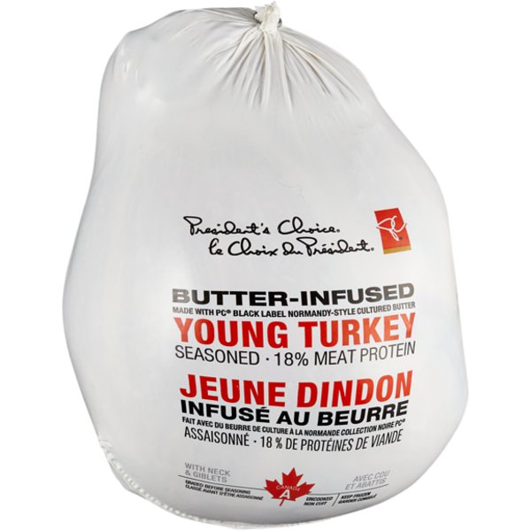 President's Choice 5 - 7 Kilogram Butter Infused Frozen Turkey