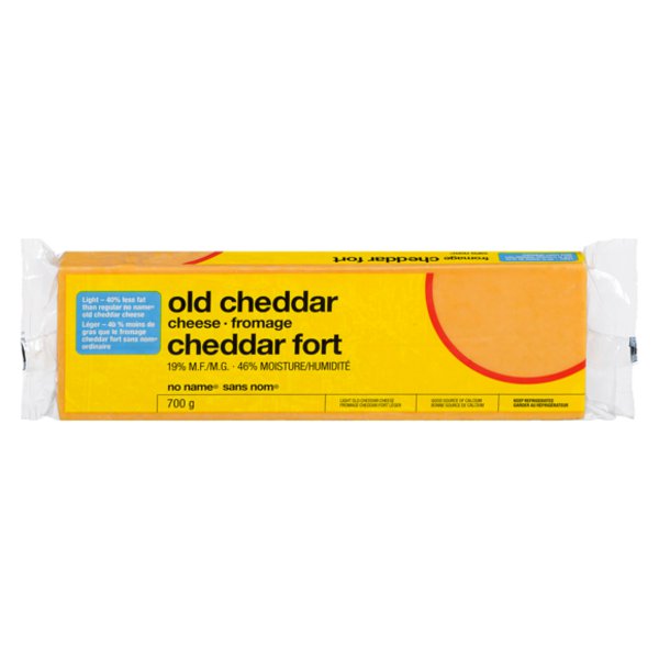 No Name Light Old Cheddar Cheese Bar – Coastal Connection