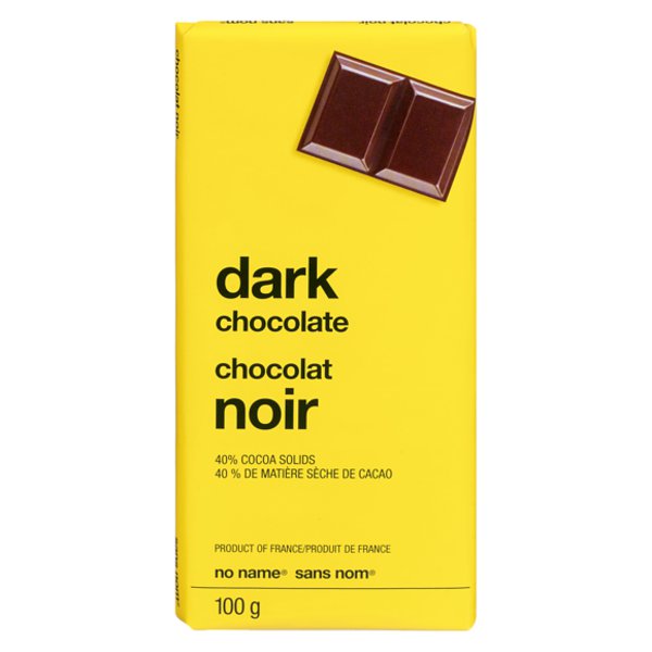 No Name Dark Chocolate Bar – Coastal Connection