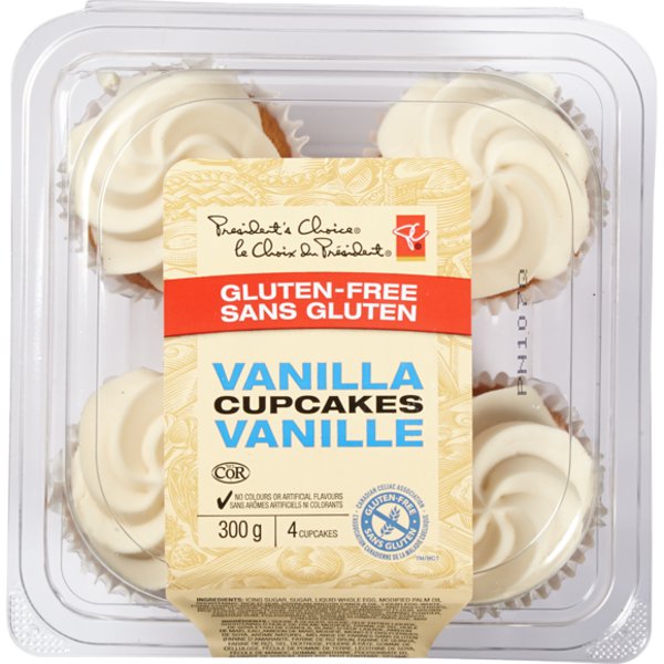 Presidents Choice Gluten Free Vanilla Cupcakes