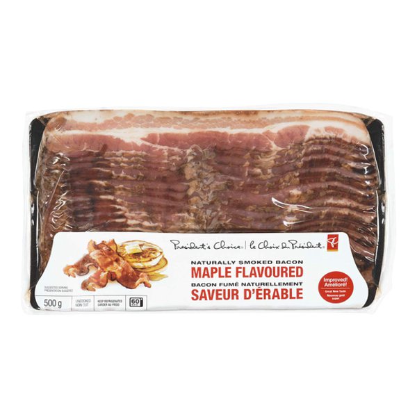 President's Choice Maple Flavoured Bacon