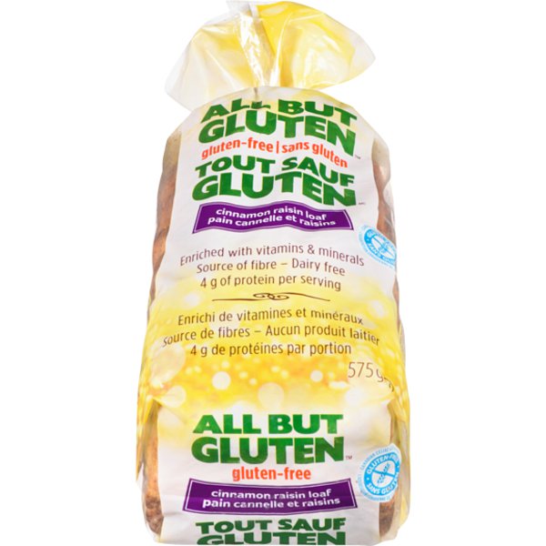 Weston All But Gluten Gluten Free Cinnamon Raisin Loaf