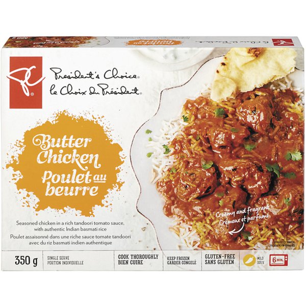 Presidents Choice Indian Butter Chicken