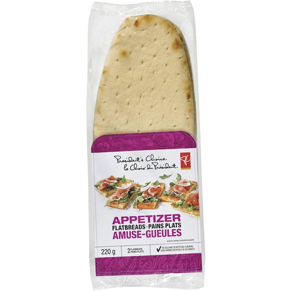 Presidents Choice Oval Appetizer Flatbread