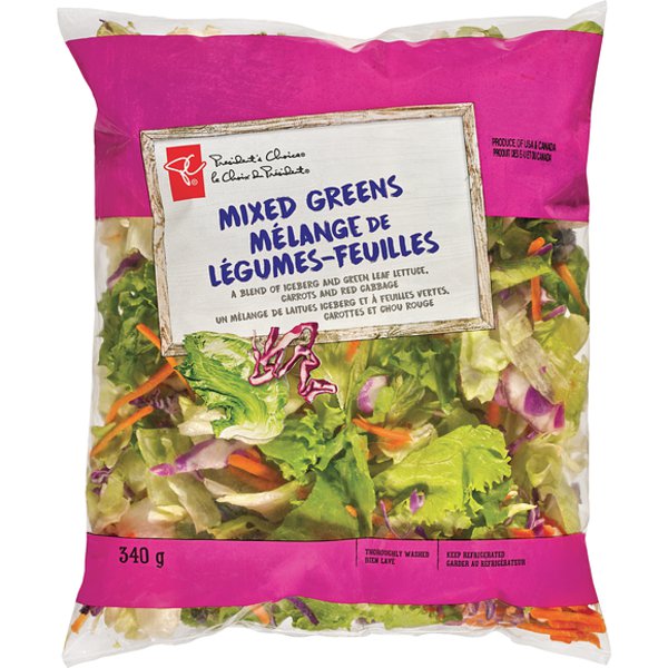 Presidents Choice Mixed Greens