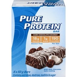 Pure Protein Gluten Free Dark Chocolate & Coconut Protein Bar