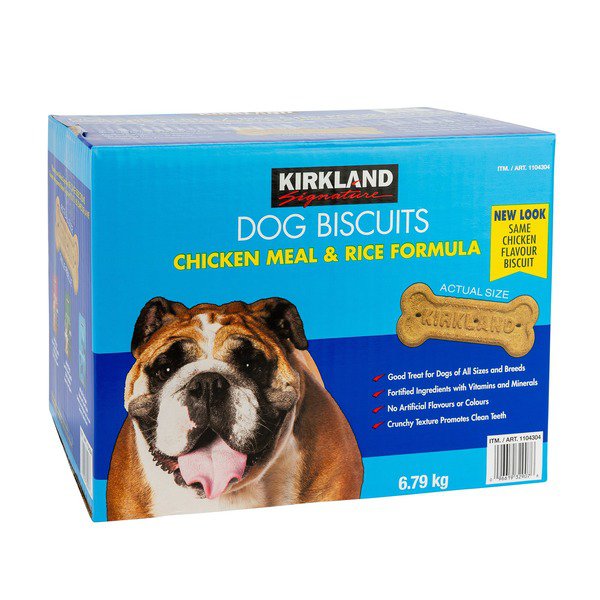 Kirkland Signature Chicken Meal Rice Formula Dog Biscuits