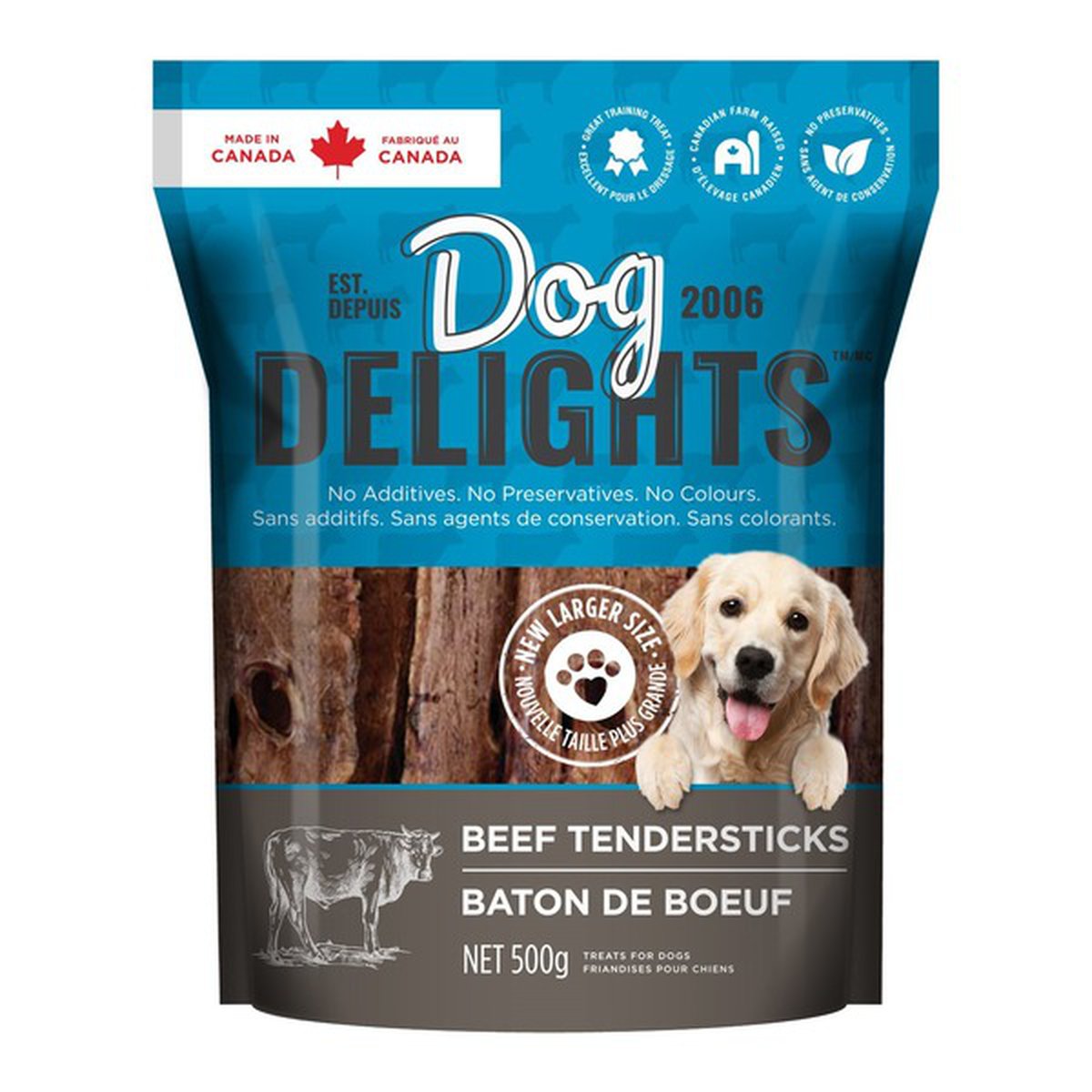 Dog Delights Beef Tendersticks Dog Treats Coastal Connection