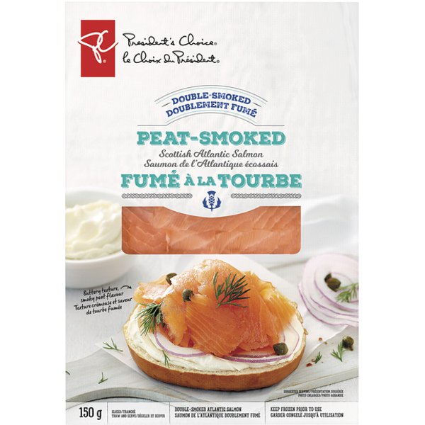 President's Choice Double Smoked Scottish Atlantic Salmon (Peat)