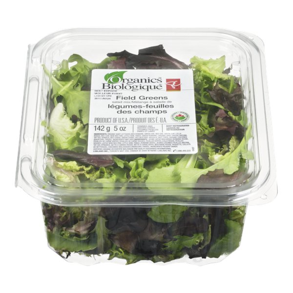 Presidents Choice Organics Organic Field Green Salad Mix
