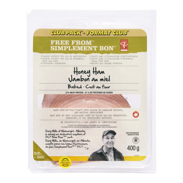 Presidents Choice Fat Free Honey Ham Cp