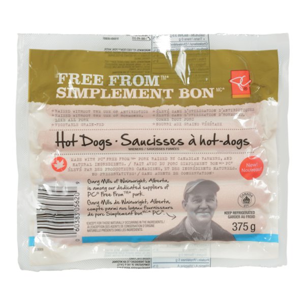 Presidents Choice Free From Wieners