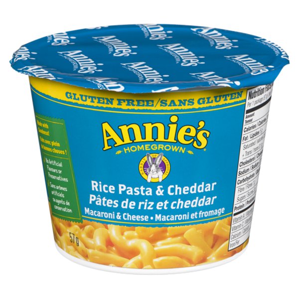 Annie's Homegrown Gluten Free Rice Pasta & Cheddar Macaroni & Cheese