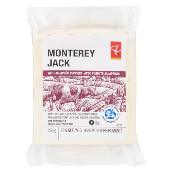 Presidents Choice Monterey Jack Cheese With Jalapeno